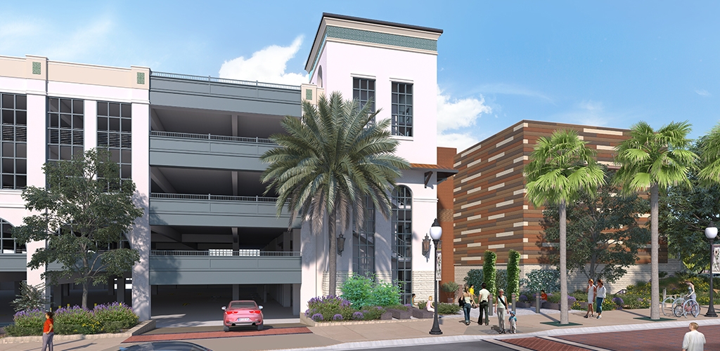 Slideshow image for Palm & Nipomo Parking Structure